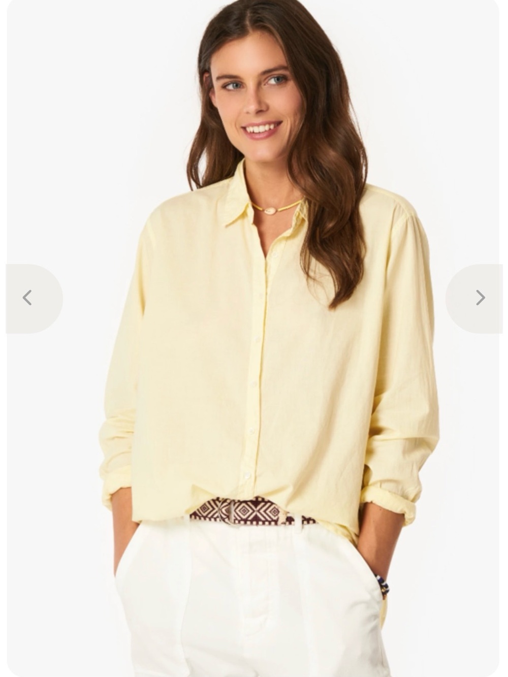 Xirena ButterYellow Button Women's Shirt - small NWT Retails $170 Beach Blonde